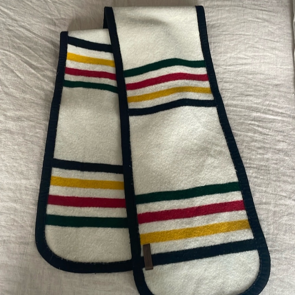 Pendleton wool scarf color block